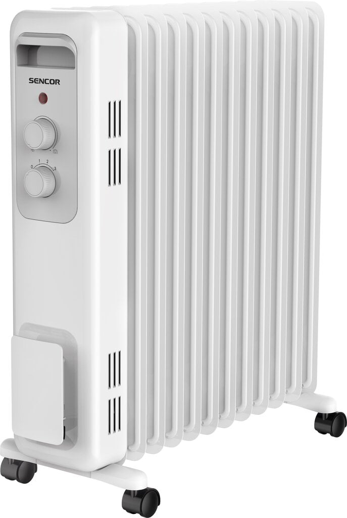 Öljytäytteinen sähköpatteri SENCOR SOH 3211WH, 2300W, 11 osaa hinta ja tiedot | Lämmittimet | hobbyhall.fi