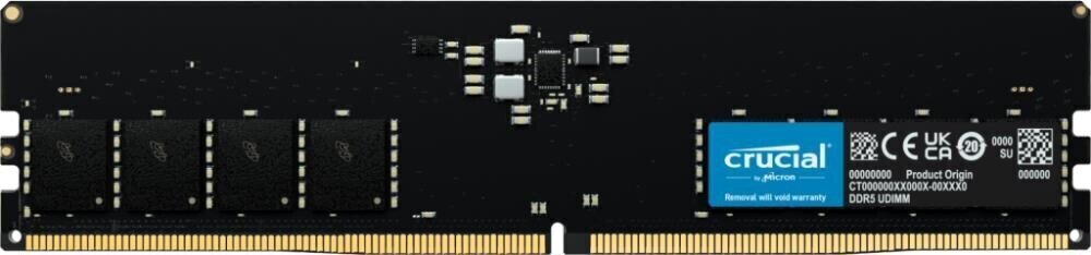 Operatiivinen muisti Memory DIMM 32 Gt DDR5-4800/CT32G48C40U5 Crucial hinta ja tiedot | Muisti (RAM) | hobbyhall.fi