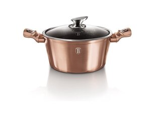 Berlinger Haus BH/6194 Metallic Line Rose Gold Edition Pata 30 cm 8l hinta ja tiedot | Kattilat ja painekattilat | hobbyhall.fi