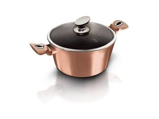 Berlinger Haus BH/6194 Metallic Line Rose Gold Edition Pata 30 cm 8l hinta ja tiedot | Kattilat ja painekattilat | hobbyhall.fi