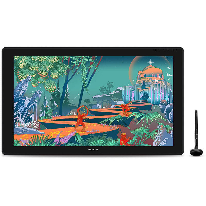 HUION Kamvas 24 graphic tablet 5080 lpi 526,85 x 296,35 mm USB-C Dark grey hinta ja tiedot | Piirustustaulut | hobbyhall.fi
