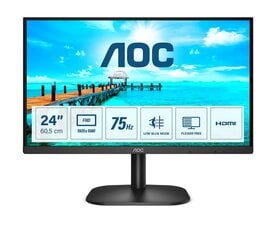 AOC 23.8 Full HD näyttö 24B2XDM hinta ja tiedot | AOC Tietokoneet ja pelaaminen | hobbyhall.fi