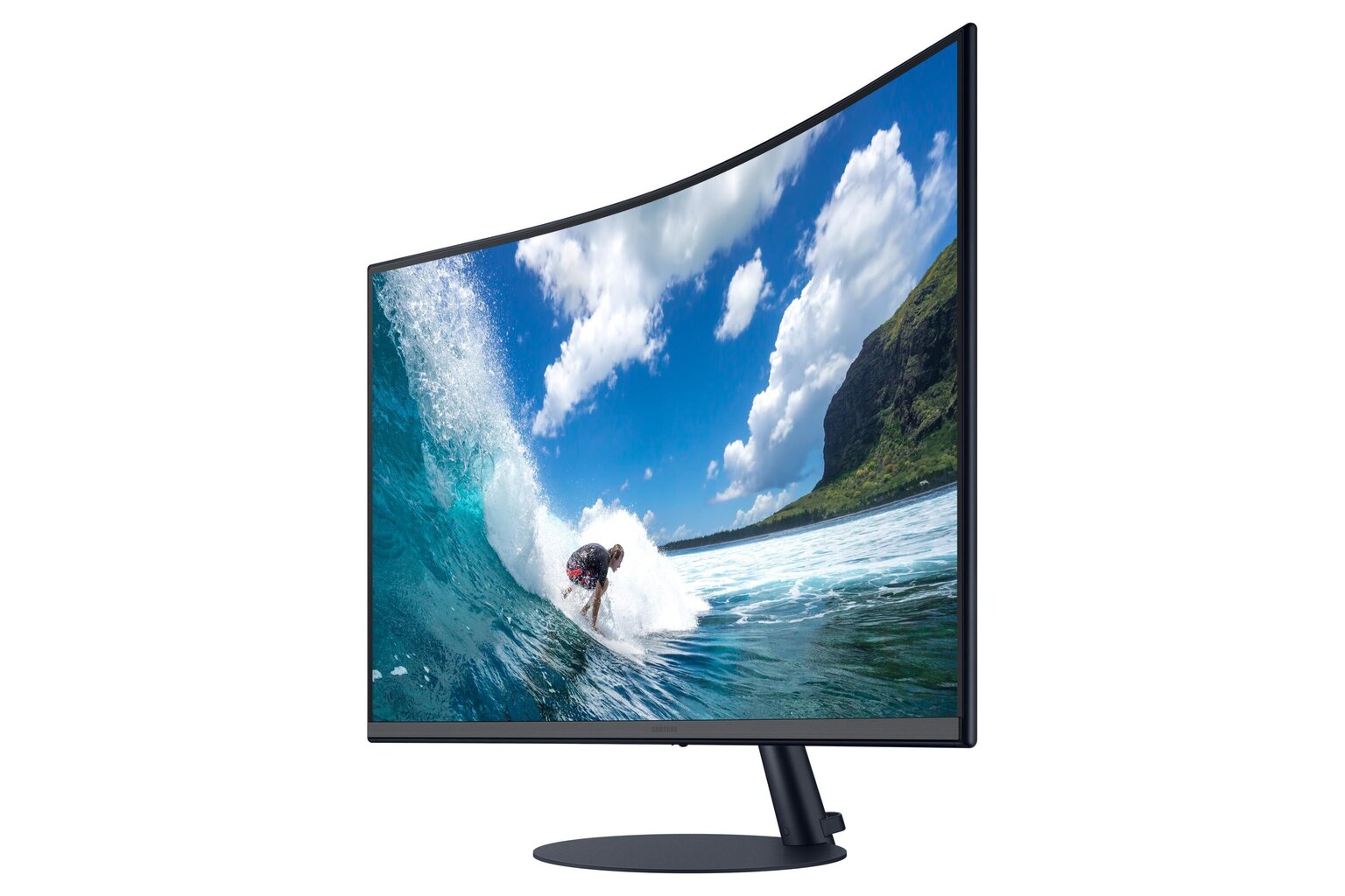 Samsung 32" kaarefa Full HD näyttö LC32T550FDRXEN hinta ja tiedot | Näytöt | hobbyhall.fi