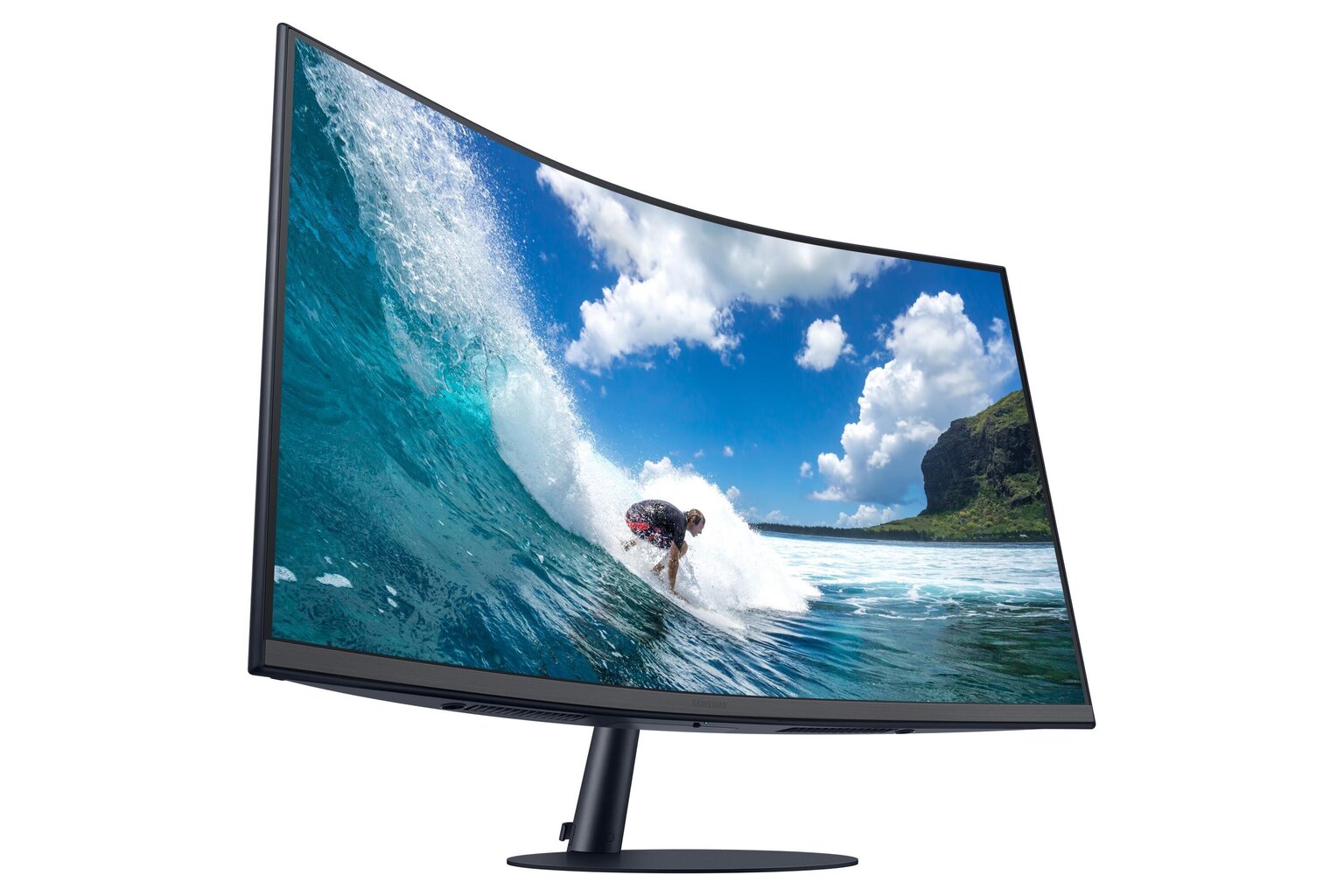 Samsung 32" kaarefa Full HD näyttö LC32T550FDRXEN hinta ja tiedot | Näytöt | hobbyhall.fi