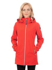 Luhta naisten pitkä softshell- takki ERKKOLA, punainen hinta ja tiedot | Naisten ulkoilutakit | hobbyhall.fi