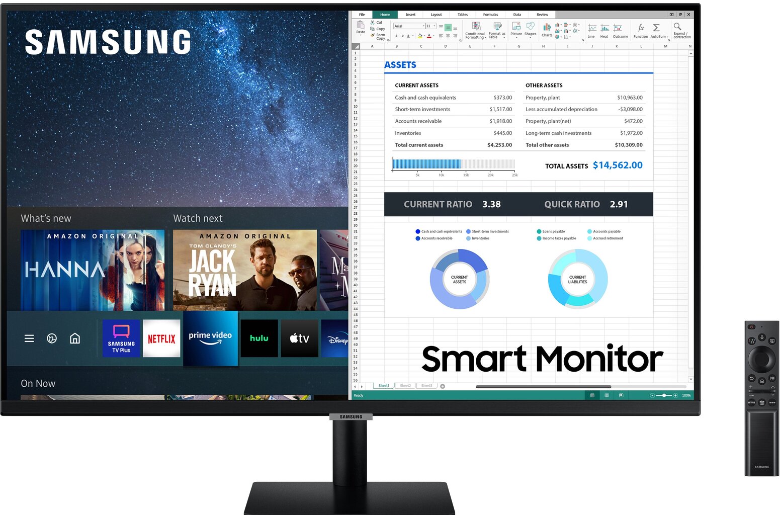 Samsung M5 27" Full HD älynäyttö LS27AM500NRXEN hinta ja tiedot | Näytöt | hobbyhall.fi