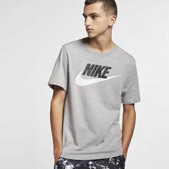 Nike miesten T-paita NSW TEE ICON FUTURA, tummanharmaa hinta ja tiedot | Nike Miehille | hobbyhall.fi