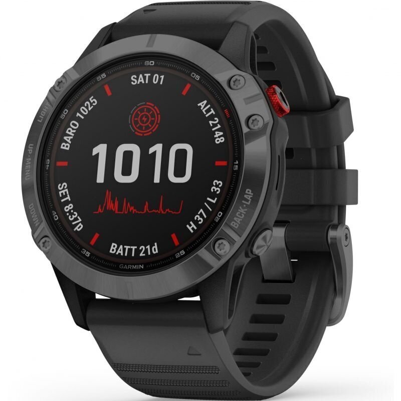 Garmin fēnix 6 Pro Solar GPS-urheilukello, Slate Gray hinta ja tiedot | Älykellot | hobbyhall.fi