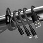 Dudao USB 3in1 kaapeli - USB Type C, Micro USB, Lightning 6A - musta (TGL2) hinta ja tiedot | Puhelinkaapelit | hobbyhall.fi