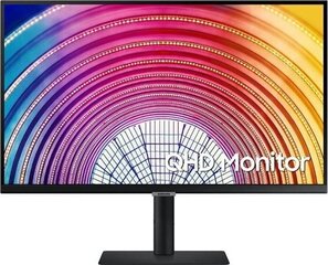 Samsung 27" QHD näyttö LS27A600NWUXEN hinta ja tiedot | Näytöt | hobbyhall.fi