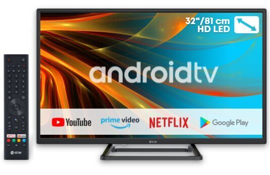 eStar 32" HD Android™ LED televisio LEDTV32A1T2 hinta ja tiedot | Televisiot | hobbyhall.fi