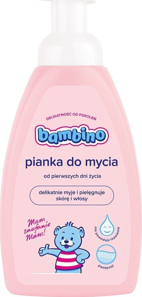 Bambino hius- ja vartalopesuaine vauvoille 500ml hinta ja tiedot | Lasten ja äitiysajan kosmetiikka | hobbyhall.fi