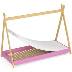 Lastensänky patjalla NORE Gem, 180x80, vaaleanpunainen hinta ja tiedot | Lastensängyt | hobbyhall.fi