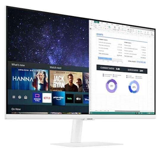 Samsung M5 27" Full HD Smart näyttö LS27AM501NUXEN hinta ja tiedot | Näytöt | hobbyhall.fi