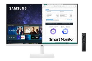 Samsung M5 27" Full HD Smart näyttö LS27AM501NUXEN hinta ja tiedot | Näytöt | hobbyhall.fi