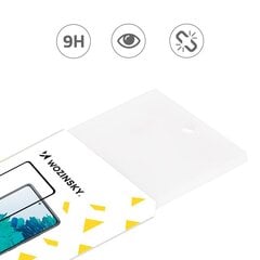 Wozinsky Tempered Glass Full Glue Super Tough Näytönsuoja, Täysin peitetty kehyskotelolla Friendly Samsung Galaxy A22 5G mustalle hinta ja tiedot | Näytönsuojakalvot ja -lasit | hobbyhall.fi