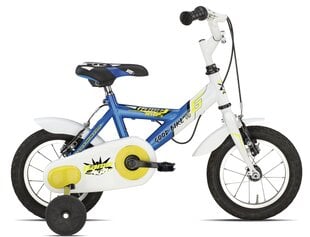 Lasten polkupyörä Bimbo Bike 12" Peli, sininen/valkoinen hinta ja tiedot | Polkupyörät | hobbyhall.fi