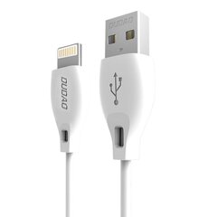 Dudao USB/Lightning -datalatauskaapeli 2,4A 1m valkoinen (L4L 1m valkoinen) hinta ja tiedot | Puhelinkaapelit | hobbyhall.fi