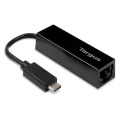 Targus - USB-C to Gigabit Ethernet Adaptor Black hinta ja tiedot | Adapterit | hobbyhall.fi