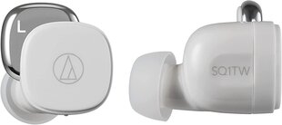 Audio Technica ATH-SQ1TW Truly Wireless In-Ear White hinta ja tiedot | Kuulokkeet | hobbyhall.fi