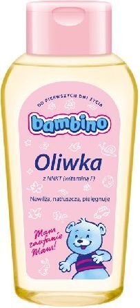 Bambino oliivi vartaloöljy lapsille 150 ml hinta ja tiedot | Lasten ja äitiysajan kosmetiikka | hobbyhall.fi