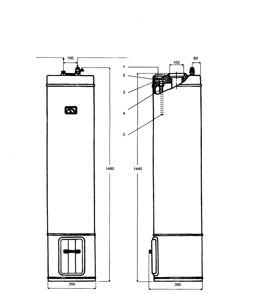 Kattila Ariston SLE 80/3 1,2KW + puulämmitys.. hinta ja tiedot | Lämminvesivaraajat | hobbyhall.fi