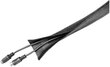 Newstar Flexible Cable Cover 2m, Black (NS-CS200BLACK) hinta ja tiedot | Komponenttien lisätarvikkeet | hobbyhall.fi