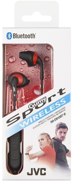 JVC HA-EN10BT-BE Gummy Sport Musta hinta ja tiedot | Kuulokkeet | hobbyhall.fi