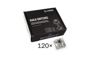 Glorious PC Gaming Race Kailh Speed Silver Linear & Silent 120 vnt hinta ja tiedot | Näppäimistöt | hobbyhall.fi