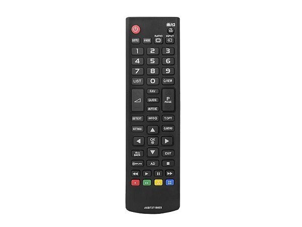 HQ LXP5603 TV remote control LG AKB73715603 Black hinta ja tiedot | TV-lisätarvikkeet | hobbyhall.fi