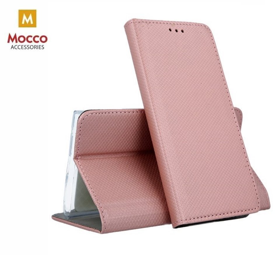 Mocco Smart Magnet Book Case For Samsung Galaxy A72 5G Rose Gold hinta ja tiedot | Puhelimen kuoret ja kotelot | hobbyhall.fi