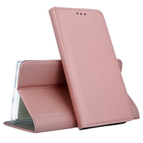 Mocco Smart Magnet Book Case For Samsung Galaxy A72 5G Rose Gold hinta ja tiedot | Puhelimen kuoret ja kotelot | hobbyhall.fi