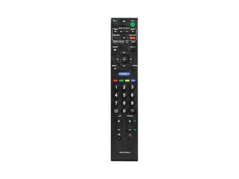 HQ LXPD764 TV remote control SONY BRAVIA, RM-D764LX Black hinta ja tiedot | TV-lisätarvikkeet | hobbyhall.fi