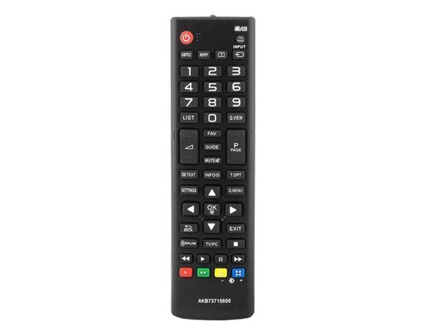 HQ LXP5650 LG TV Remote control LCD / LED / AKB73715650 / Black hinta ja tiedot | TV-lisätarvikkeet | hobbyhall.fi