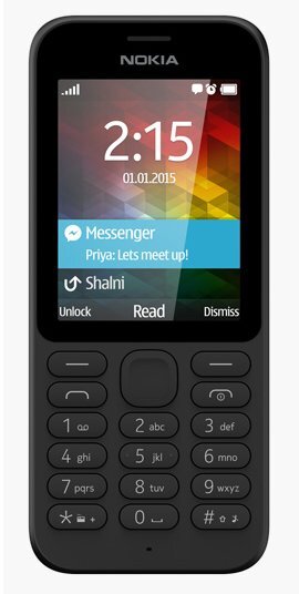 Nokia 215 Dual SIM musta hinta ja tiedot | Matkapuhelimet | hobbyhall.fi