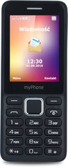 MyPhone 6310, Dual SIM, Black hinta ja tiedot | MyPhone Puhelimet, älylaitteet ja kamerat | hobbyhall.fi