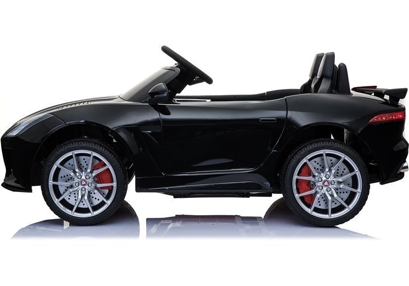 Yksipaikkainen sähköauto lapsille Jaguar F-Type, musta hinta ja tiedot | Lasten sähköautot | hobbyhall.fi