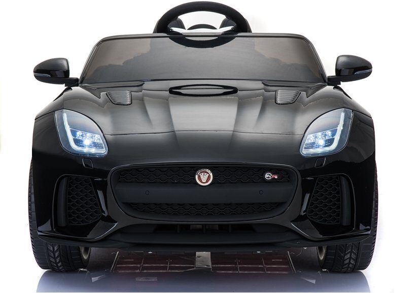 Yksipaikkainen sähköauto lapsille Jaguar F-Type, musta hinta ja tiedot | Lasten sähköautot | hobbyhall.fi