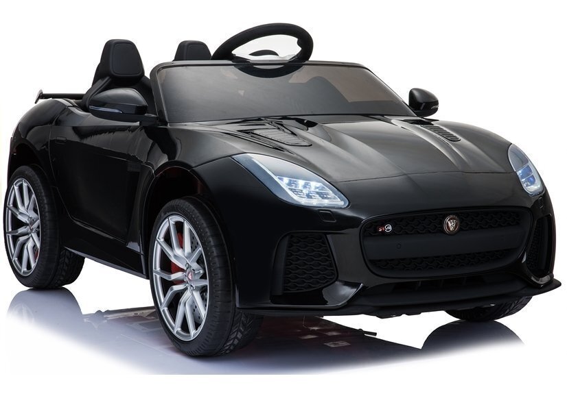 Yksipaikkainen sähköauto lapsille Jaguar F-Type, musta hinta ja tiedot | Lasten sähköautot | hobbyhall.fi