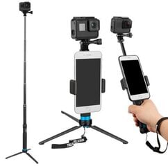 Telescopic Stick - kolmijalka hinta ja tiedot | Selfie-tikut ja -telineet | hobbyhall.fi