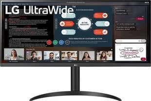 LG UltraWide 34WP550-B 34" Full HD LED IPS näyttö hinta ja tiedot | LG Tietokoneet ja pelaaminen | hobbyhall.fi