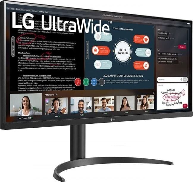 LG UltraWide 34WP550-B 34" Full HD LED IPS näyttö hinta ja tiedot | Näytöt | hobbyhall.fi