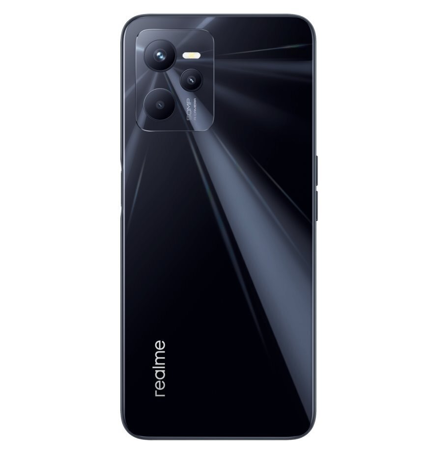 Realme C35 4/128 GB Glowing Black hinta ja tiedot | Matkapuhelimet | hobbyhall.fi