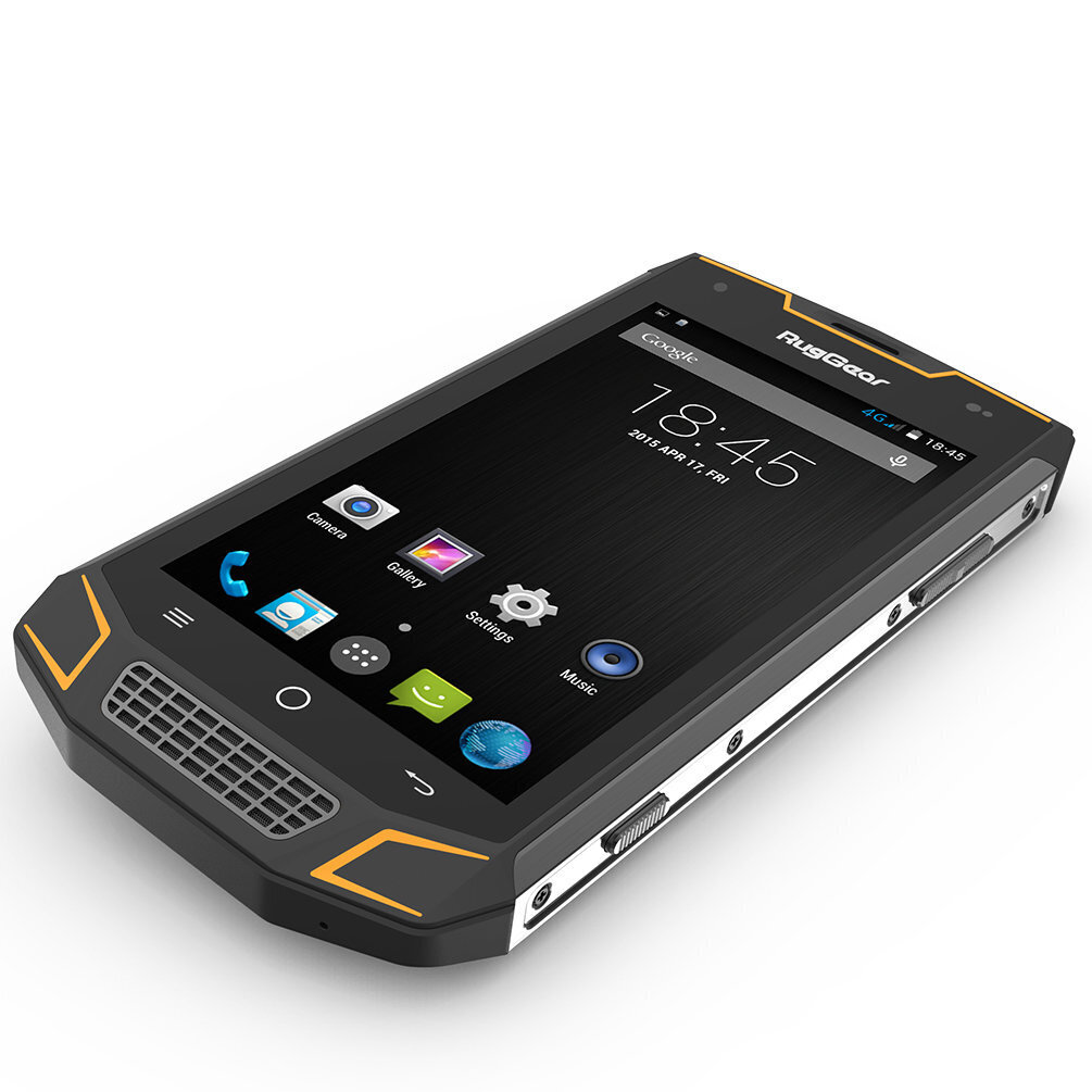 RugGear RG740, Dual SIM, Black/Yellow hinta ja tiedot | Matkapuhelimet | hobbyhall.fi