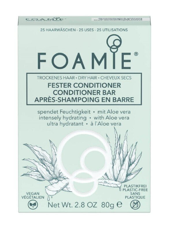 Foamie Aloe You Vera Much -palahoitoaine, kuiville hiuksille hinta ja tiedot | Hoitoaineet | hobbyhall.fi