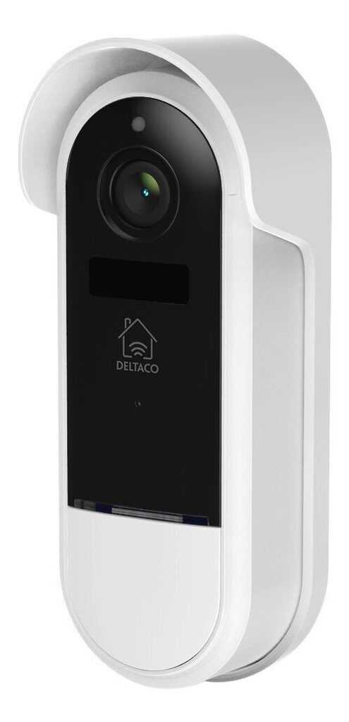 Deltaco Smart Home WiFi -ovikellon kamera, IP65, valkoinen / hopea hinta ja tiedot | Ovikellot | hobbyhall.fi