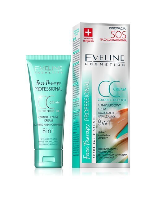 CC kasvovoide Eveline Face Therapy SOS 8in1 30 ml hinta ja tiedot | Kasvovoiteet | hobbyhall.fi