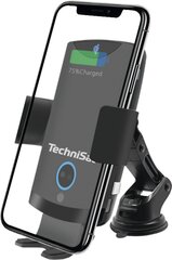Technisat smart2 älykäs langattoman puhelimen laturin pidike autoon, musta hinta ja tiedot | Puhelintelineet | hobbyhall.fi