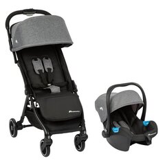 Rattaat turvaistuimella Bebe Confort Bonny Duo, musta/harmaa hinta ja tiedot | Bebe Confort Lapset | hobbyhall.fi