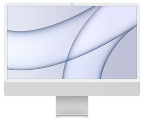 Apple iMac 24” M1 8/256GB Silver SWE MGPC3KS/A hinta ja tiedot | Pöytätietokoneet | hobbyhall.fi